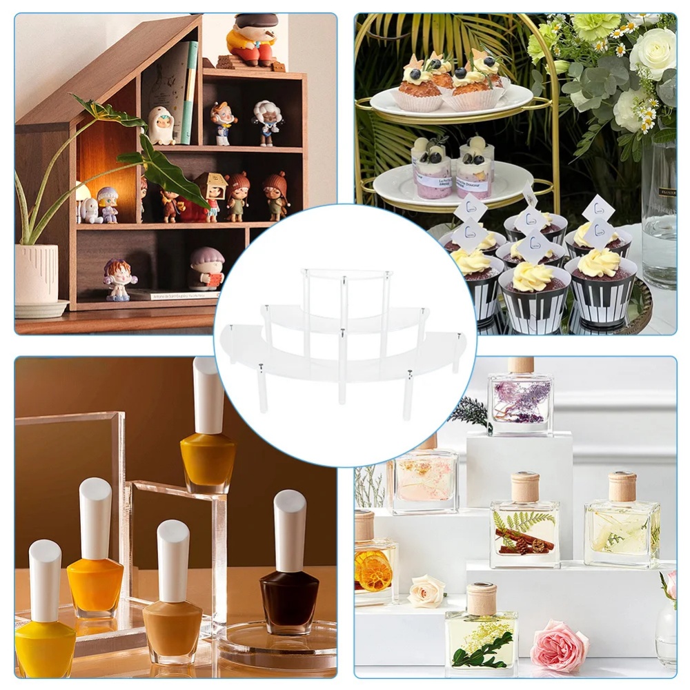 1/2pack Acrylic Display Riser  - Cupcake Stand Tier 评论和价格
