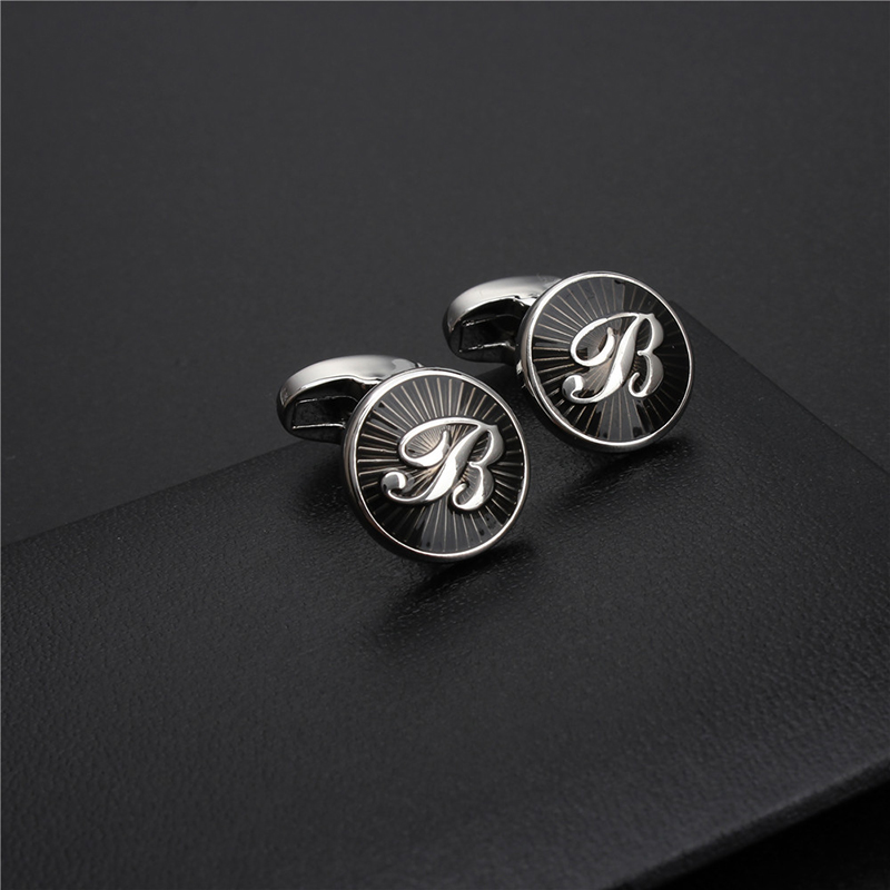 Men A‑Z Initial Cufflinks Silv - Event Z 评论和价格