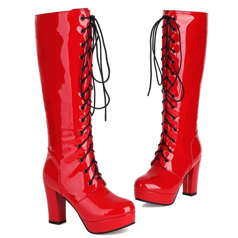 High Heels Platform Knee High  - Eve Party 评论和价格